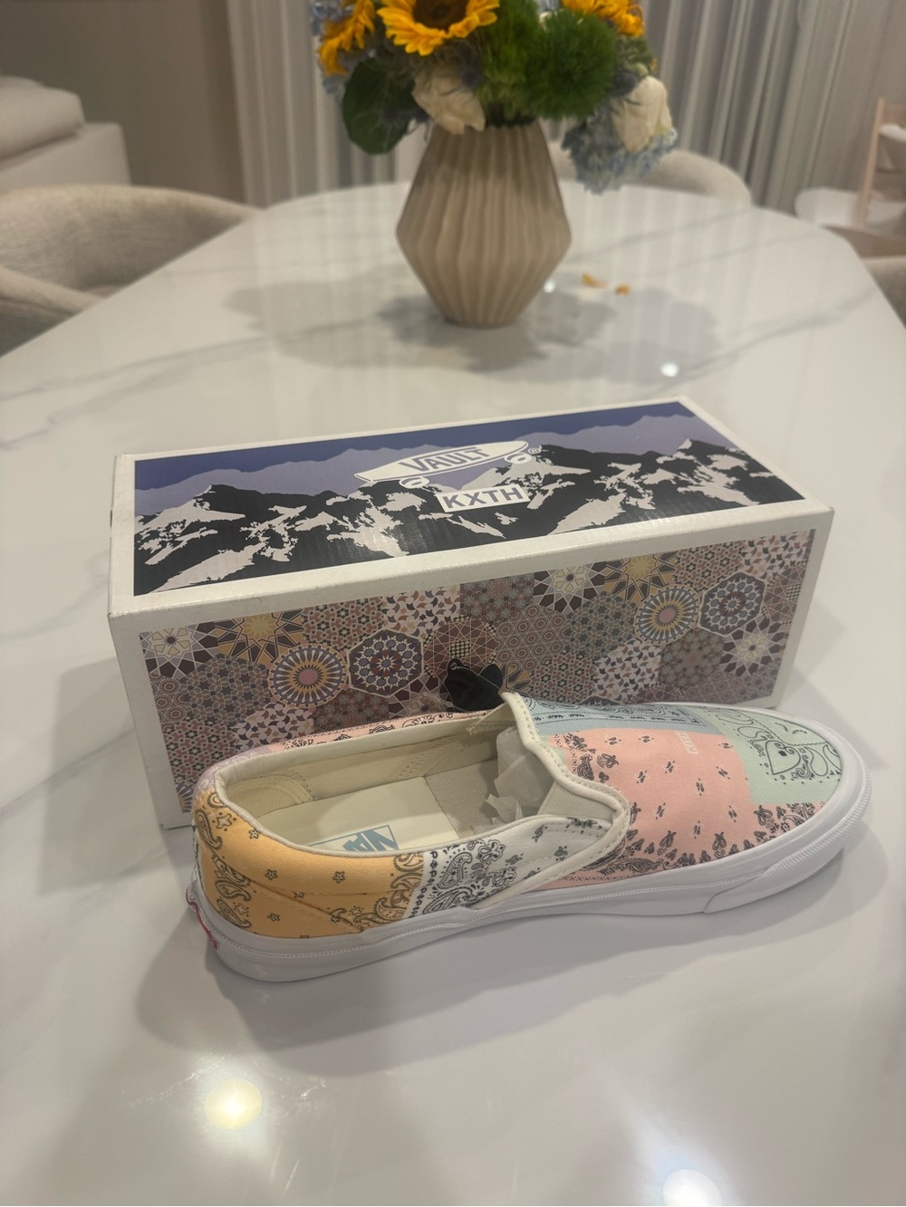 F&F Kith x Vans Pastel Bandana Print
